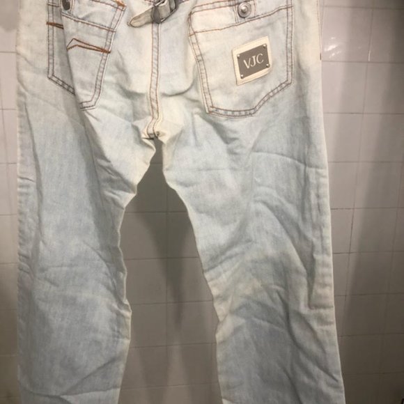 LIMITED EDITION MEN VERSACE JEAN COUTURE DENIM JEANS PANTS SIZE 34 MADE IN ITALY - Picture 5 of 14